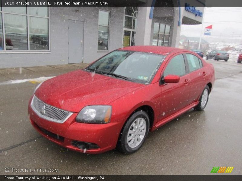Rave Red Pearl / Medium Gray 2010 Mitsubishi Galant FE