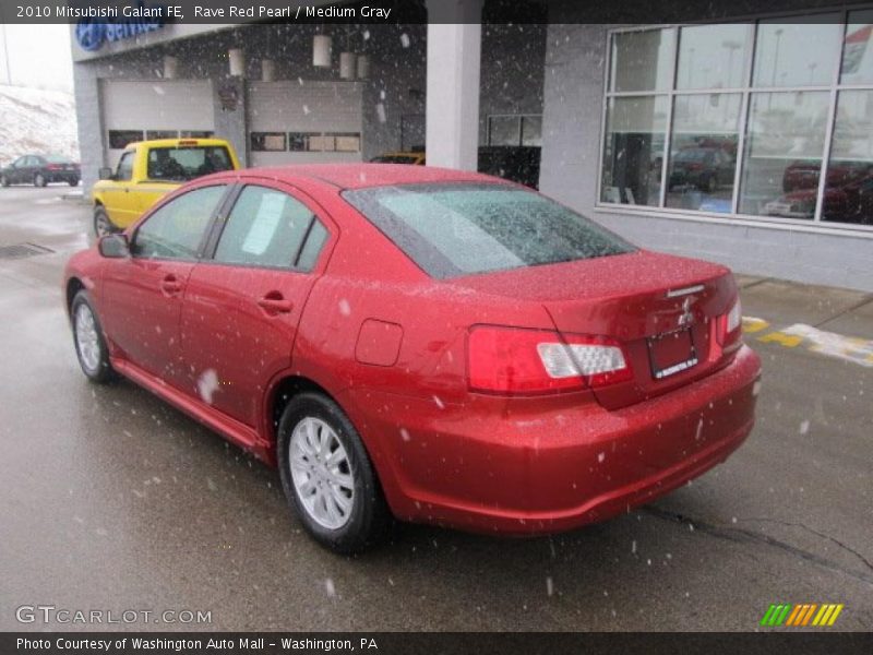 Rave Red Pearl / Medium Gray 2010 Mitsubishi Galant FE