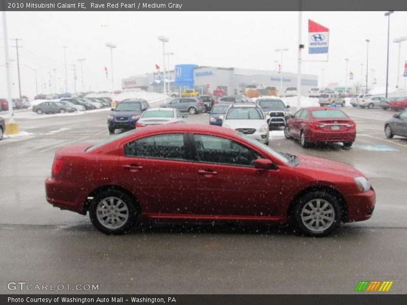 Rave Red Pearl / Medium Gray 2010 Mitsubishi Galant FE