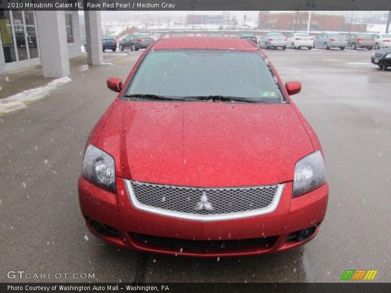 Rave Red Pearl / Medium Gray 2010 Mitsubishi Galant FE