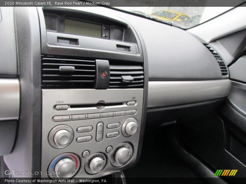 Rave Red Pearl / Medium Gray 2010 Mitsubishi Galant FE