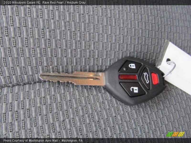 Rave Red Pearl / Medium Gray 2010 Mitsubishi Galant FE
