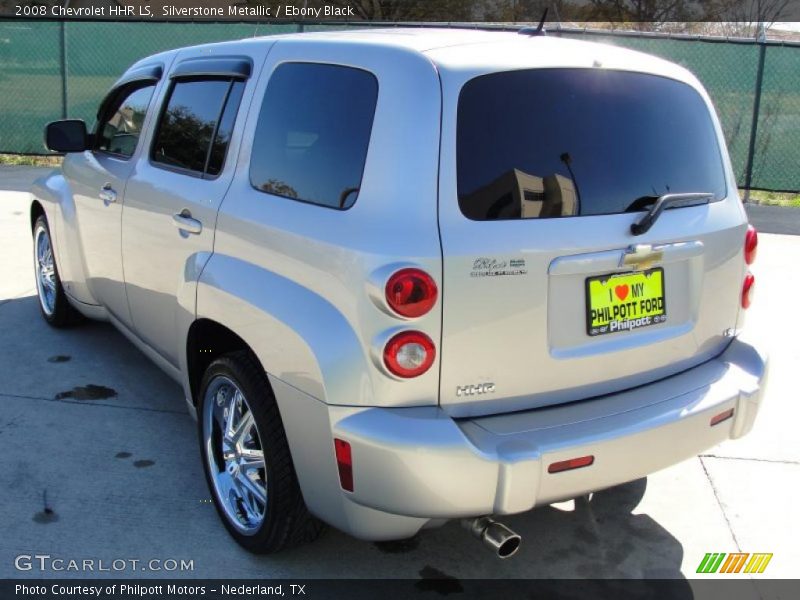 Silverstone Metallic / Ebony Black 2008 Chevrolet HHR LS