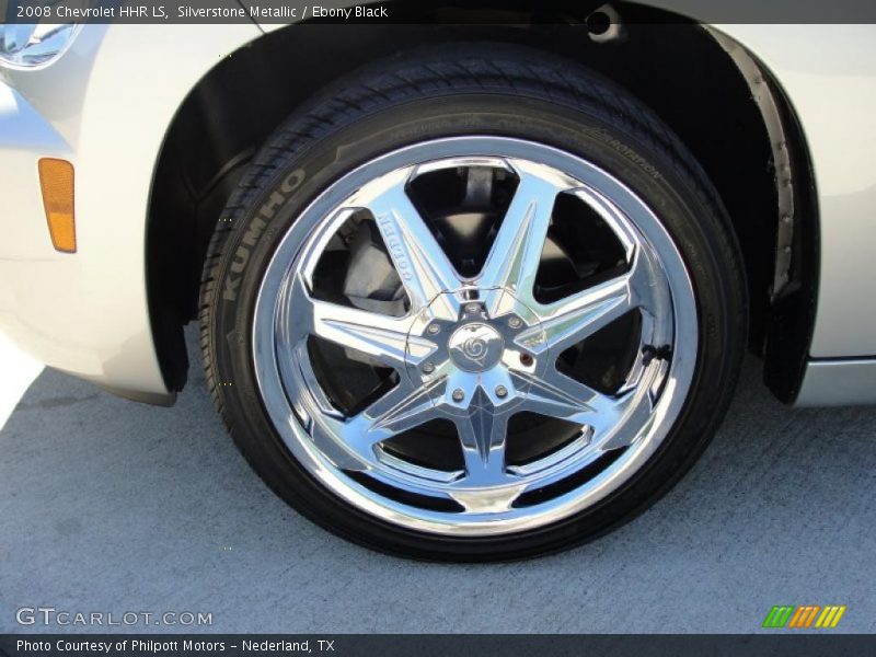 Silverstone Metallic / Ebony Black 2008 Chevrolet HHR LS