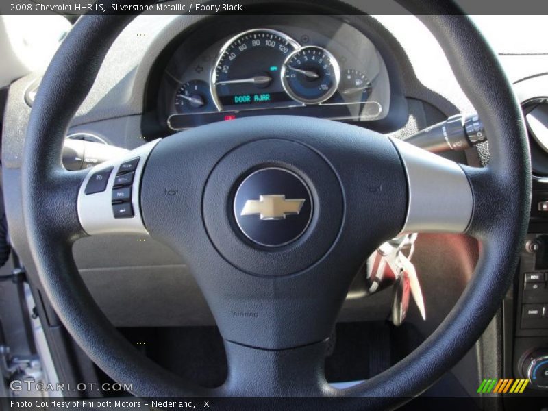 Silverstone Metallic / Ebony Black 2008 Chevrolet HHR LS