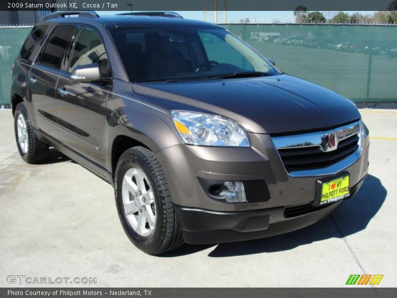 Cocoa / Tan 2009 Saturn Outlook XE