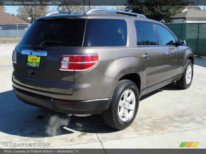 Cocoa / Tan 2009 Saturn Outlook XE
