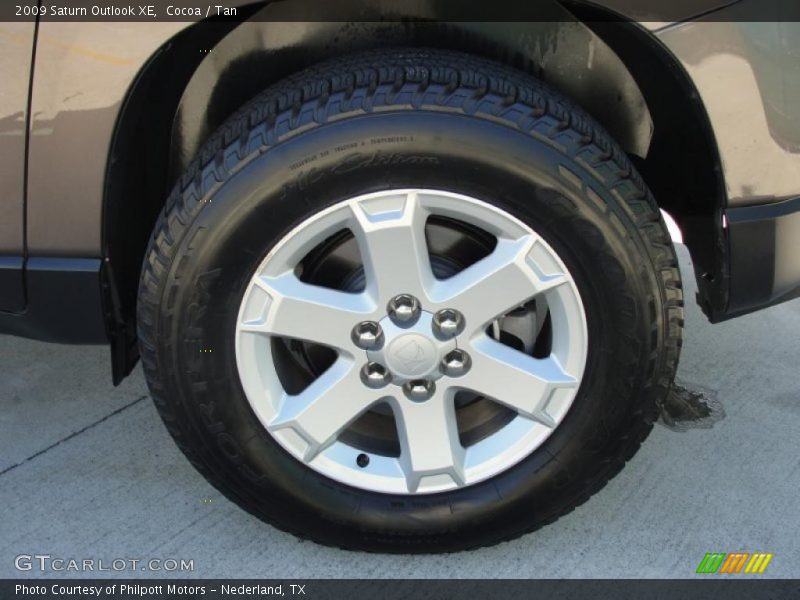 Cocoa / Tan 2009 Saturn Outlook XE