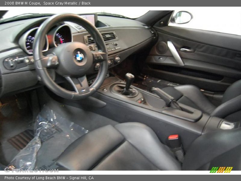 Black Interior - 2008 M Coupe 