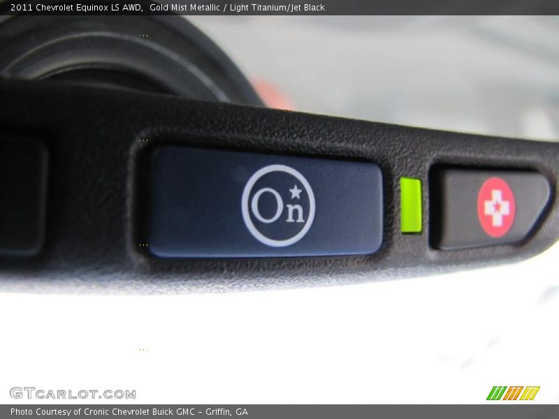 Gold Mist Metallic / Light Titanium/Jet Black 2011 Chevrolet Equinox LS AWD