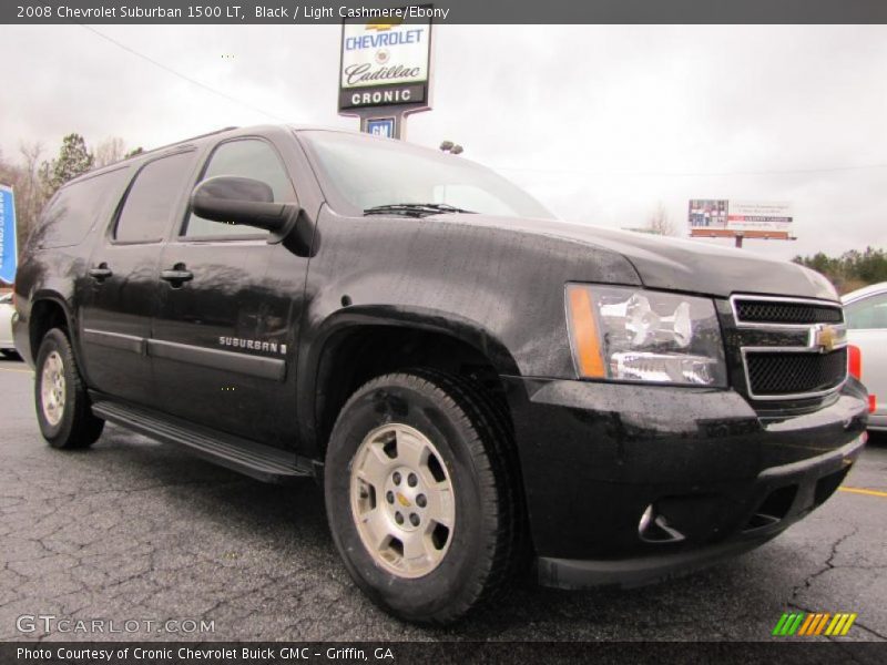 Black / Light Cashmere/Ebony 2008 Chevrolet Suburban 1500 LT