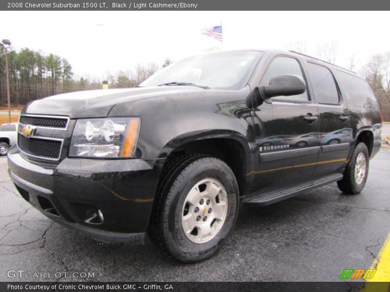 Black / Light Cashmere/Ebony 2008 Chevrolet Suburban 1500 LT