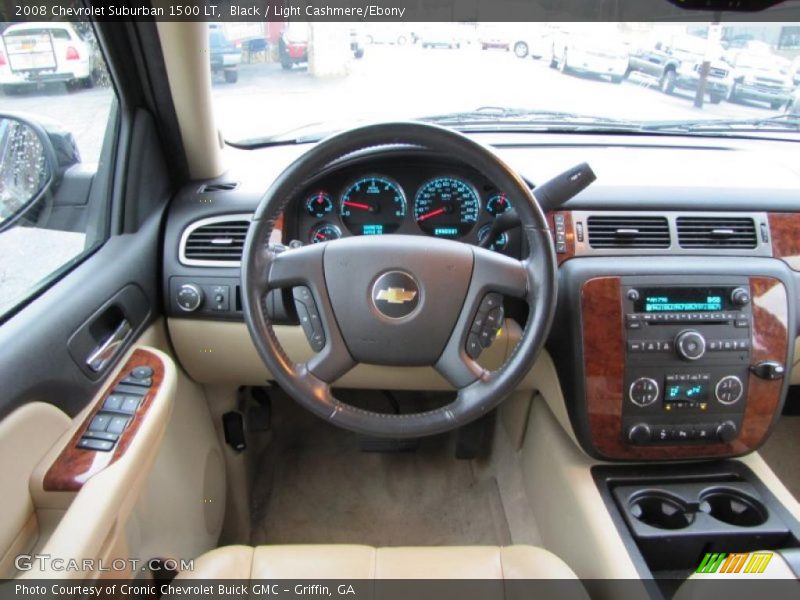 Black / Light Cashmere/Ebony 2008 Chevrolet Suburban 1500 LT