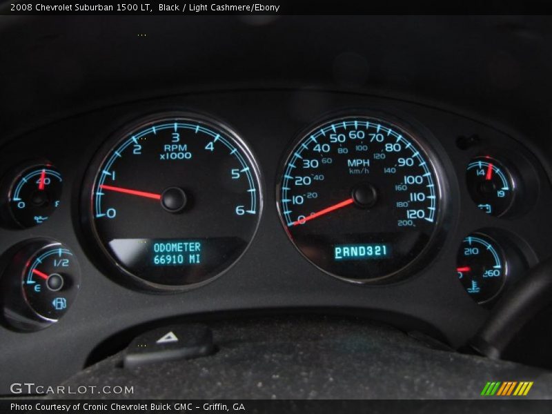 Black / Light Cashmere/Ebony 2008 Chevrolet Suburban 1500 LT