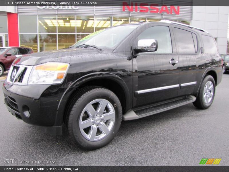 Galaxy Black / Charcoal 2011 Nissan Armada Platinum