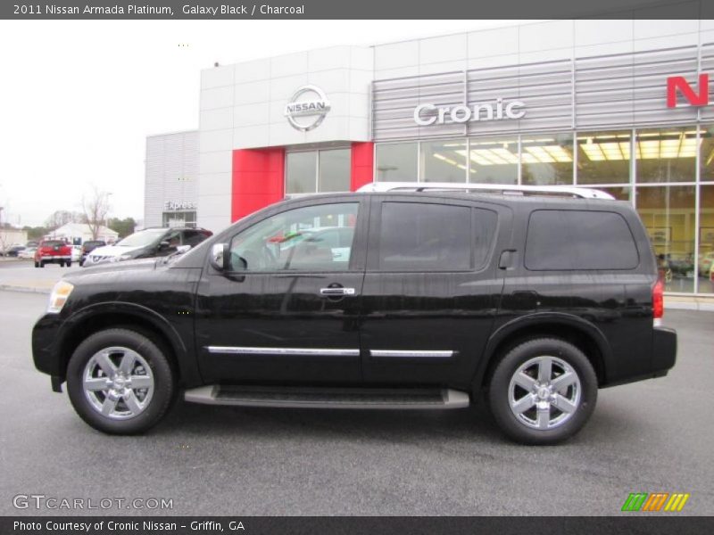 Galaxy Black / Charcoal 2011 Nissan Armada Platinum