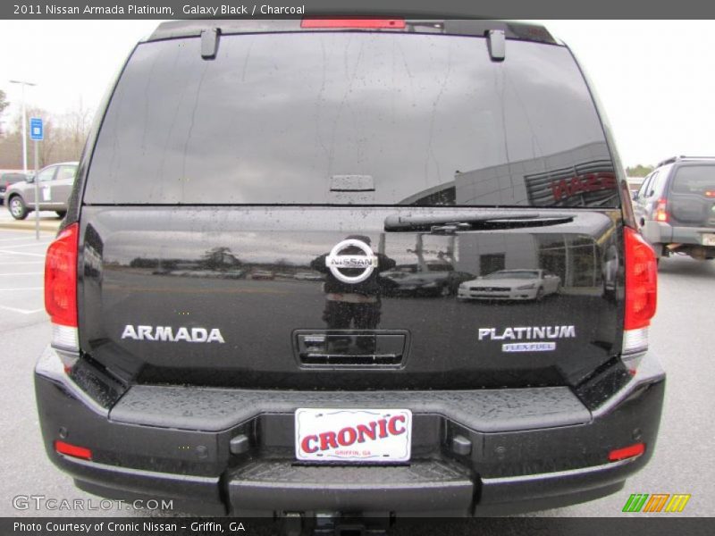 Galaxy Black / Charcoal 2011 Nissan Armada Platinum