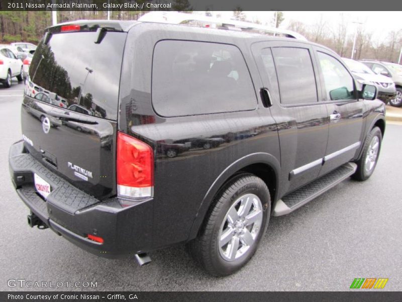 Galaxy Black / Charcoal 2011 Nissan Armada Platinum