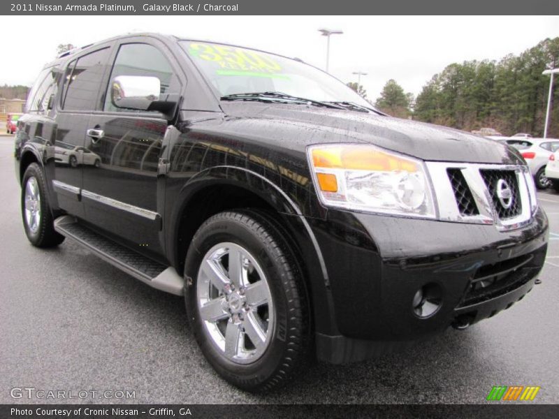 Galaxy Black / Charcoal 2011 Nissan Armada Platinum