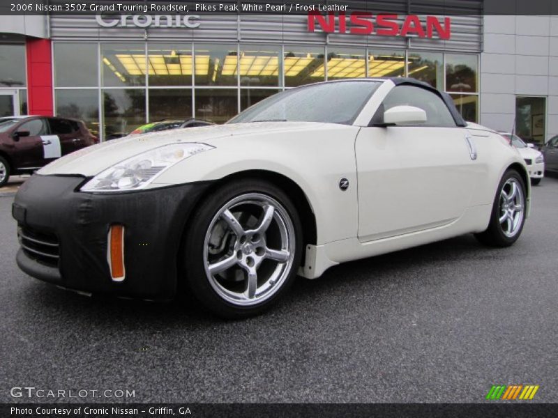 Pikes Peak White Pearl / Frost Leather 2006 Nissan 350Z Grand Touring Roadster