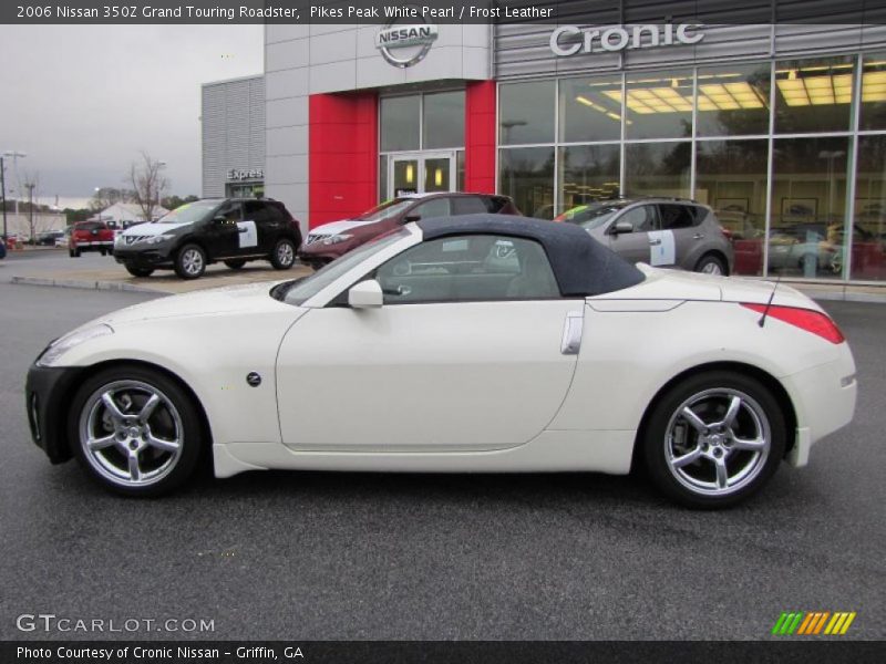 Pikes Peak White Pearl / Frost Leather 2006 Nissan 350Z Grand Touring Roadster