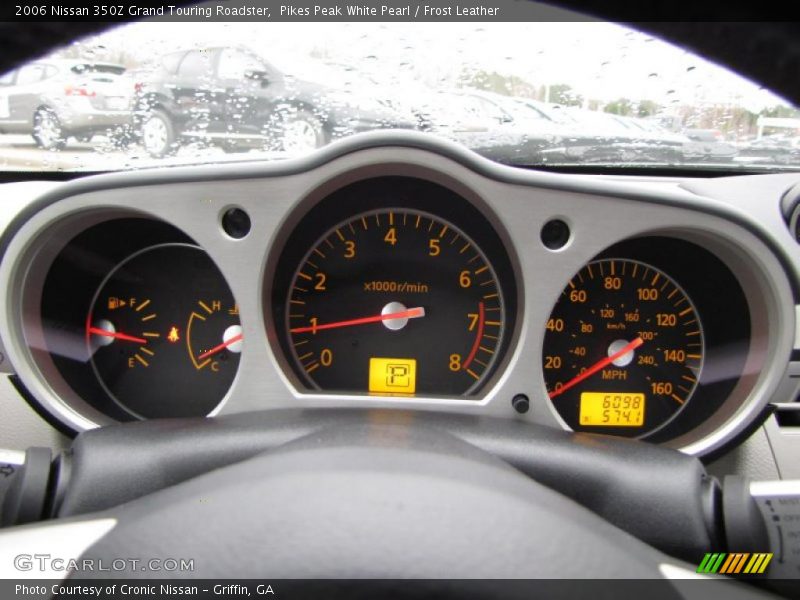 Pikes Peak White Pearl / Frost Leather 2006 Nissan 350Z Grand Touring Roadster