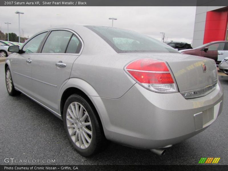 Silver Pearl Metallic / Black 2007 Saturn Aura XR
