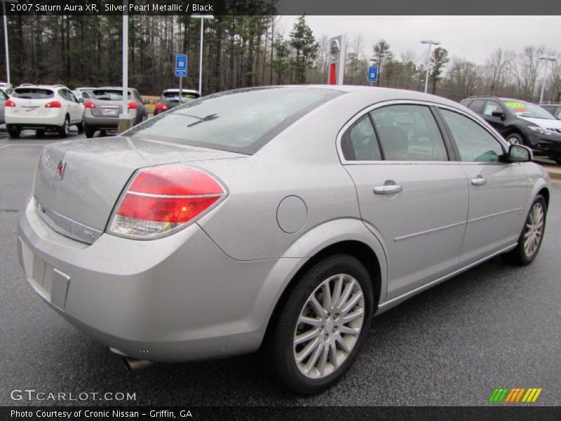 Silver Pearl Metallic / Black 2007 Saturn Aura XR