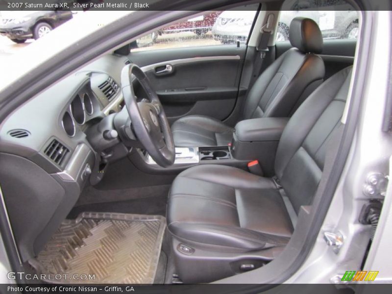 Silver Pearl Metallic / Black 2007 Saturn Aura XR