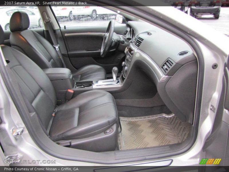 Silver Pearl Metallic / Black 2007 Saturn Aura XR