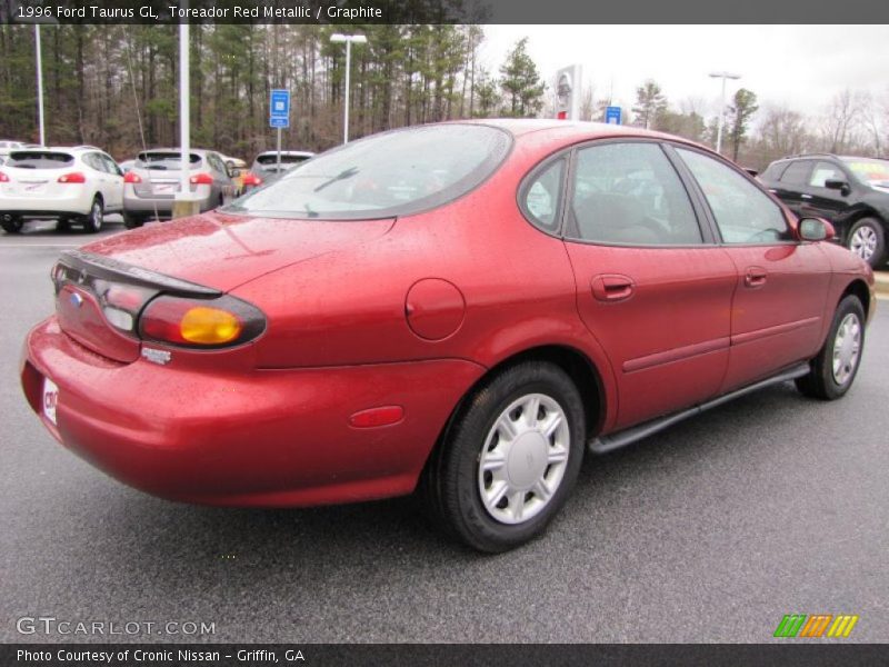 Toreador Red Metallic / Graphite 1996 Ford Taurus GL