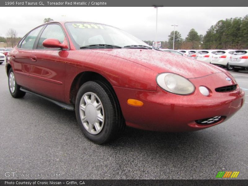 Toreador Red Metallic / Graphite 1996 Ford Taurus GL
