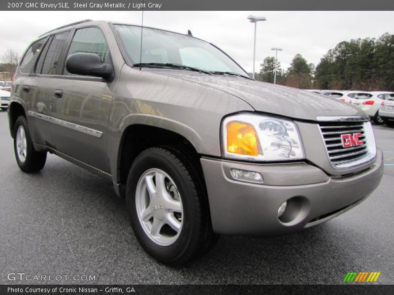 Steel Gray Metallic / Light Gray 2007 GMC Envoy SLE