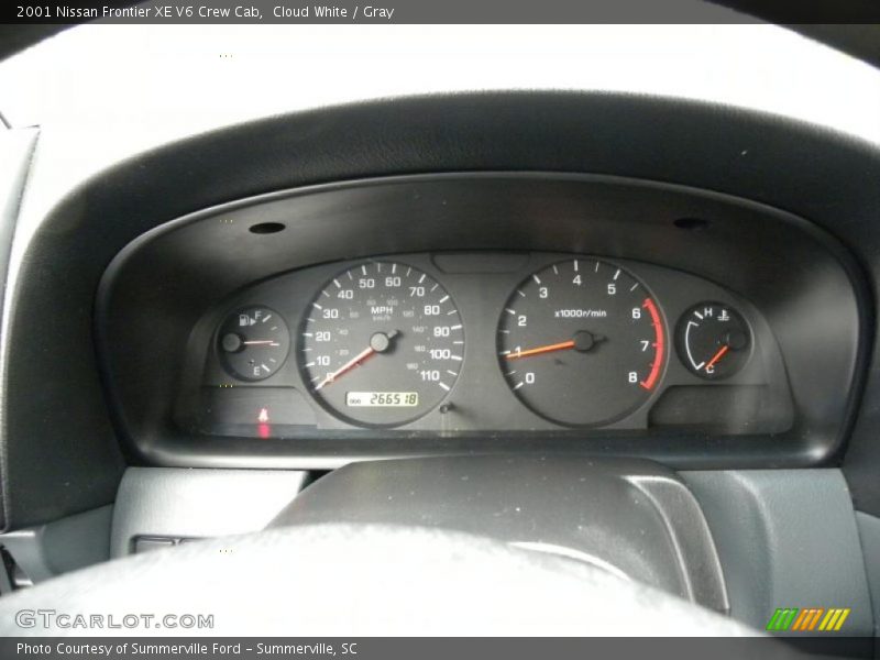  2001 Frontier XE V6 Crew Cab XE V6 Crew Cab Gauges