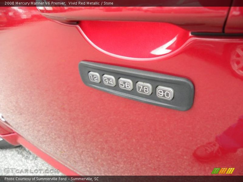 Vivid Red Metallic / Stone 2008 Mercury Mariner V6 Premier