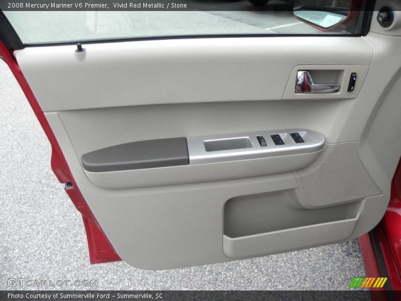 Vivid Red Metallic / Stone 2008 Mercury Mariner V6 Premier