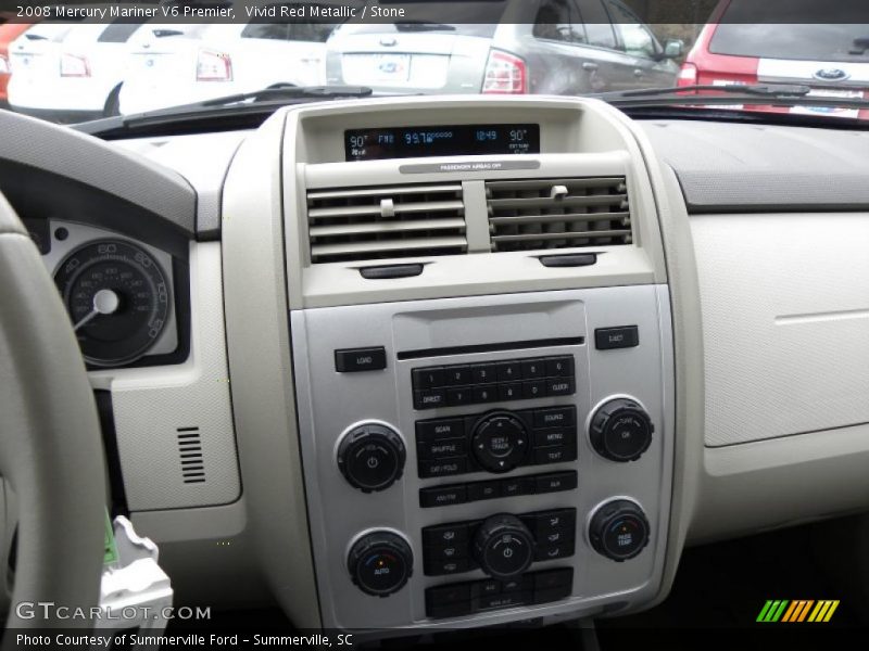 Vivid Red Metallic / Stone 2008 Mercury Mariner V6 Premier