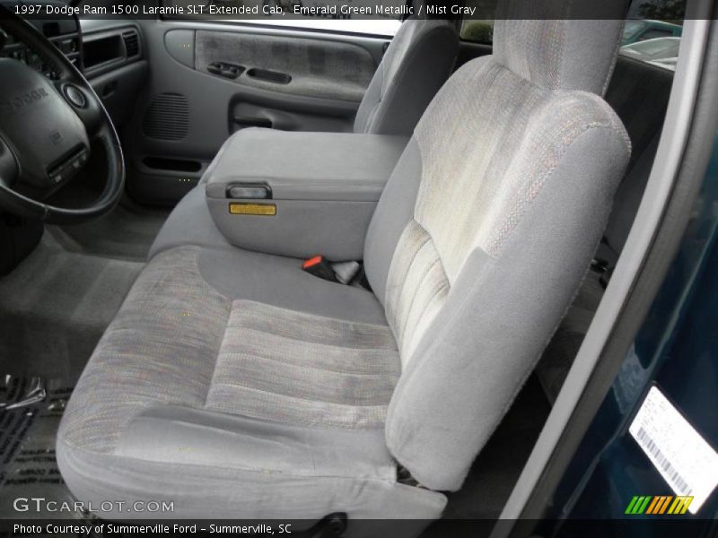 Emerald Green Metallic / Mist Gray 1997 Dodge Ram 1500 Laramie SLT Extended Cab