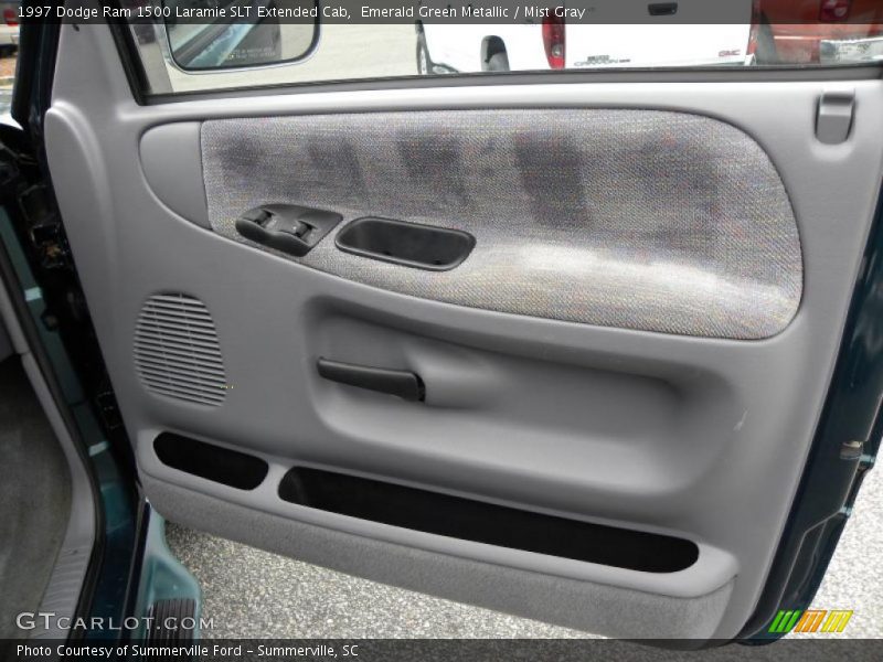 Emerald Green Metallic / Mist Gray 1997 Dodge Ram 1500 Laramie SLT Extended Cab