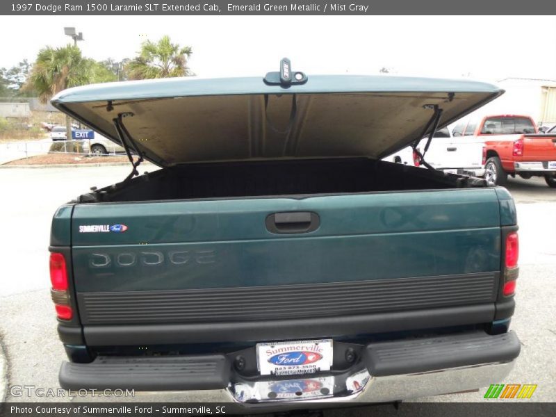 Emerald Green Metallic / Mist Gray 1997 Dodge Ram 1500 Laramie SLT Extended Cab