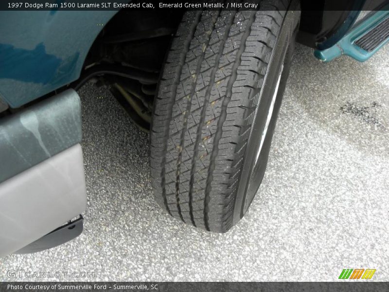 Emerald Green Metallic / Mist Gray 1997 Dodge Ram 1500 Laramie SLT Extended Cab