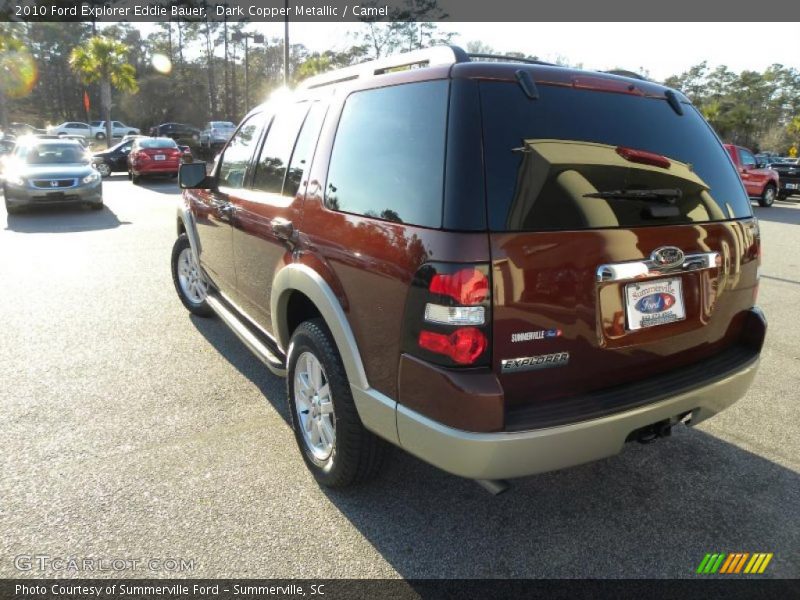 Dark Copper Metallic / Camel 2010 Ford Explorer Eddie Bauer