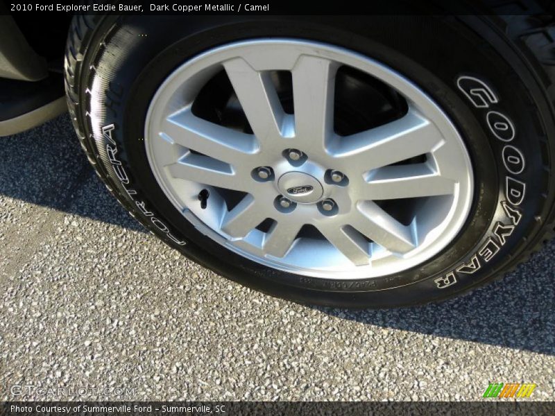 Dark Copper Metallic / Camel 2010 Ford Explorer Eddie Bauer