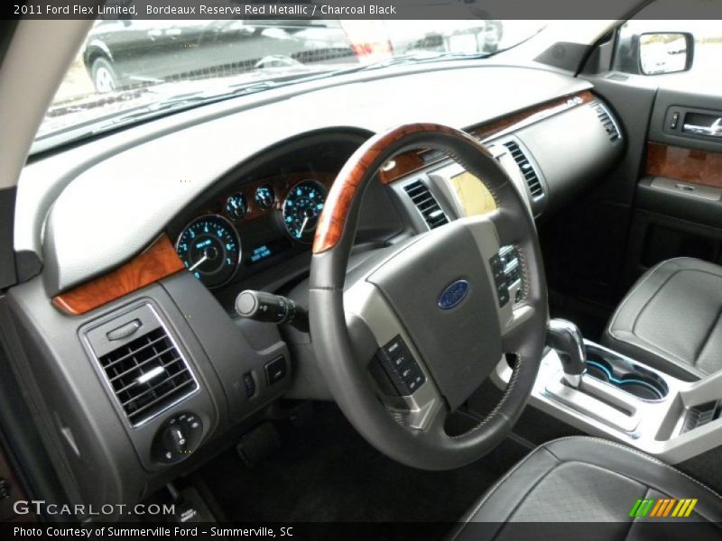 Bordeaux Reserve Red Metallic / Charcoal Black 2011 Ford Flex Limited