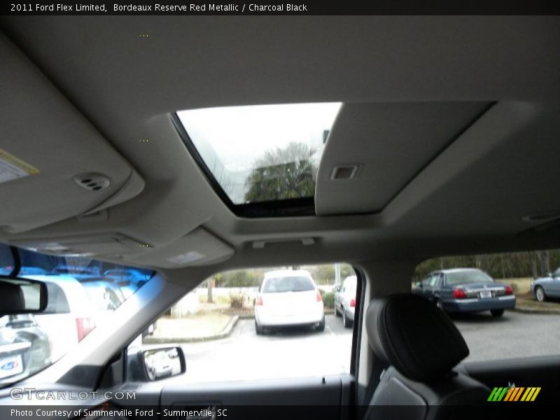 Bordeaux Reserve Red Metallic / Charcoal Black 2011 Ford Flex Limited