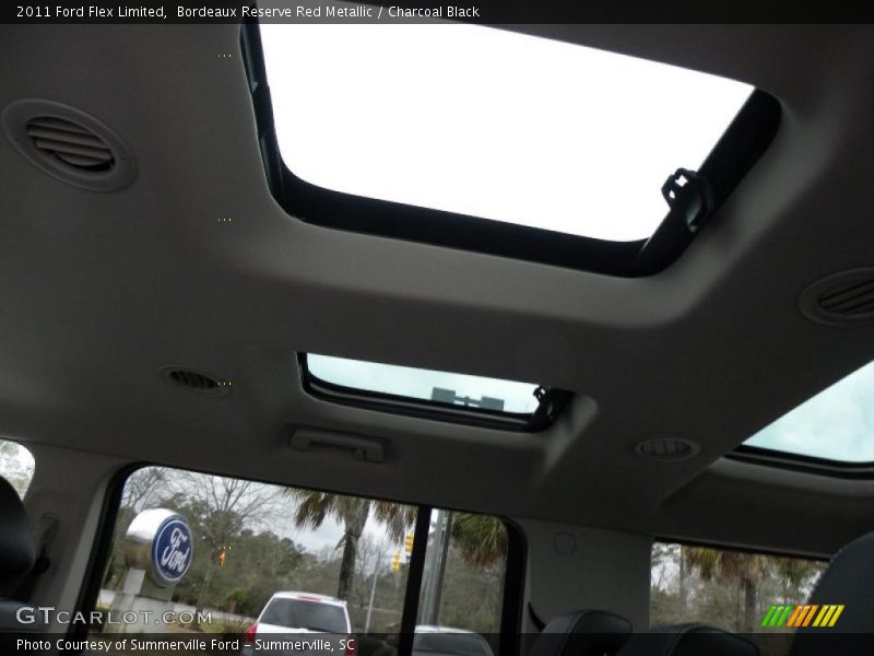 Bordeaux Reserve Red Metallic / Charcoal Black 2011 Ford Flex Limited