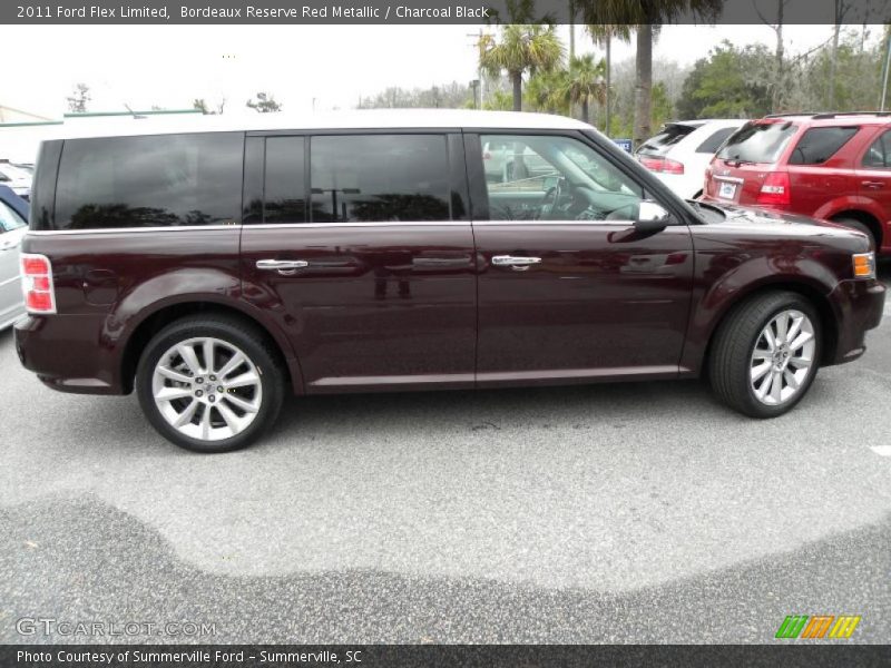 Bordeaux Reserve Red Metallic / Charcoal Black 2011 Ford Flex Limited
