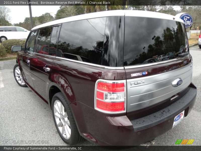 Bordeaux Reserve Red Metallic / Charcoal Black 2011 Ford Flex Limited