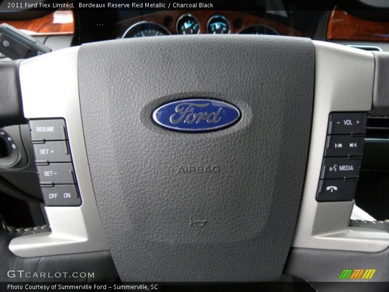 Bordeaux Reserve Red Metallic / Charcoal Black 2011 Ford Flex Limited