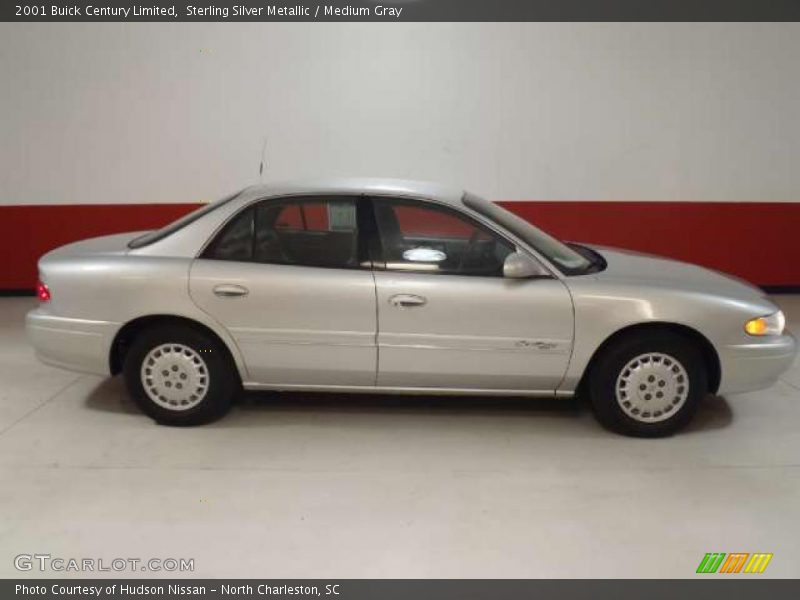 Sterling Silver Metallic / Medium Gray 2001 Buick Century Limited